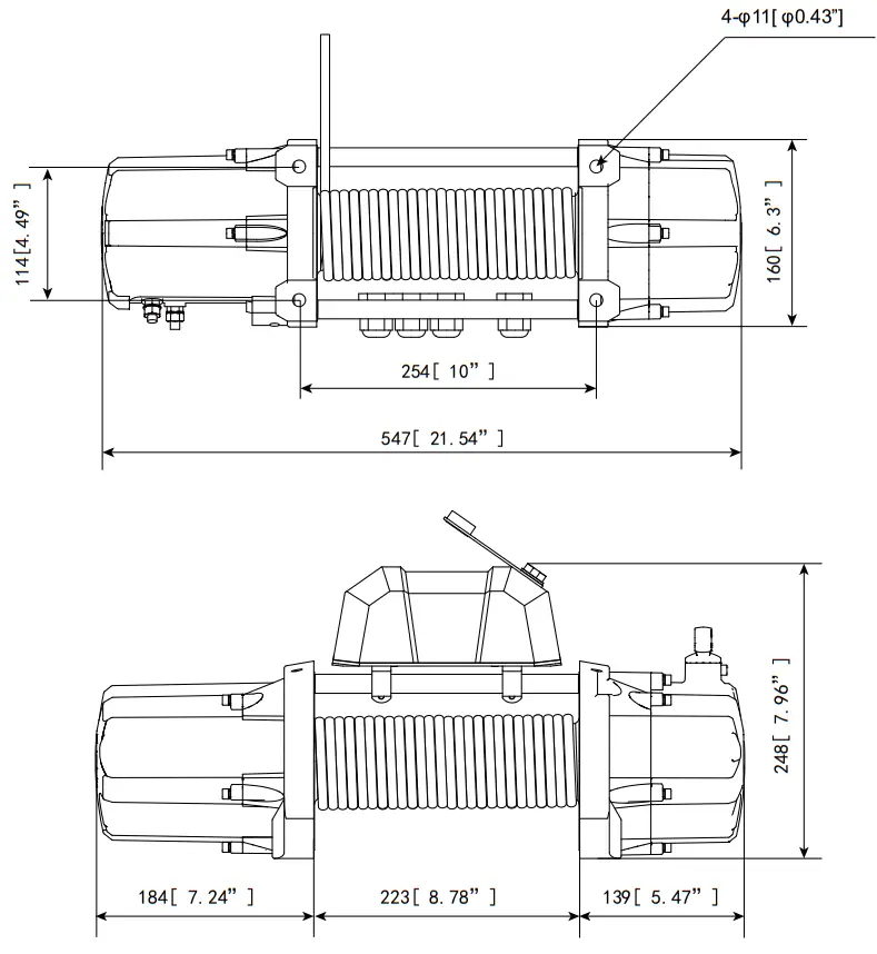 Zeak 13000 lb Premium Electric Winch - Figure 6