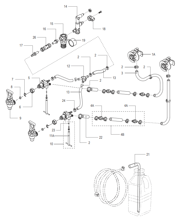 Curtis TCCI Liquid Concentrate Iced Tea Coffee Dispensers - fig 27