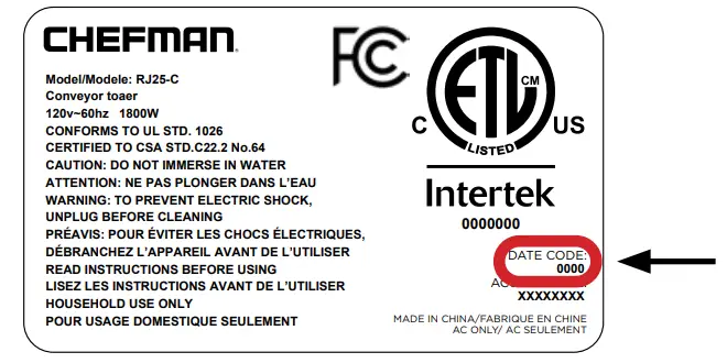 CHEFMAN Turbofry Touch Air Fryer RJ38-SQ-45T - figure 9
