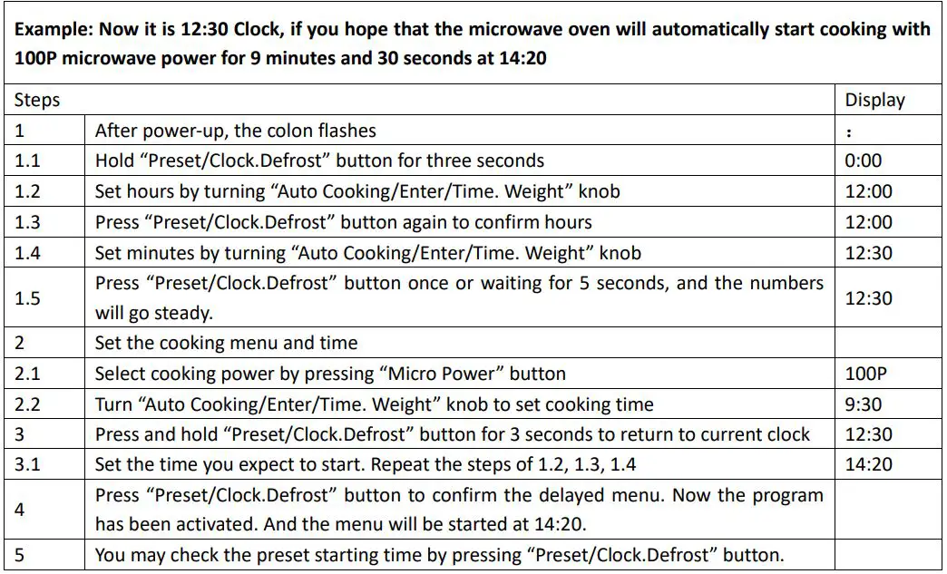emerio MW-112141.1 Microwave Turntable - Automatic starting (delayed function)