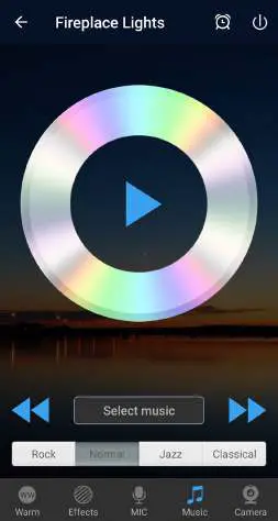urbana-u30-u50-u70-luxury-gas-fireplace- Music Mode