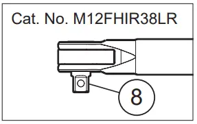 Milwaukee-M12FHIR38LR0-12V --8-Inch-FUEL-High-Speed-Extended-Reach-Ratchet-Bare-FIG-3