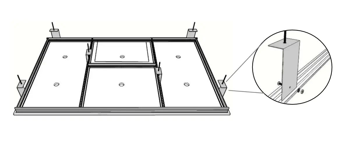 Island Ceiling Installation Instructions