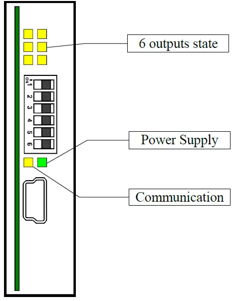 aspar RS485 MODBUS Module 6RO 6 Temperature Inputs 2