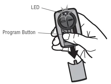Chamberlain KLIK3U UNIVERSAL REMOTE CONTROL FIG-21