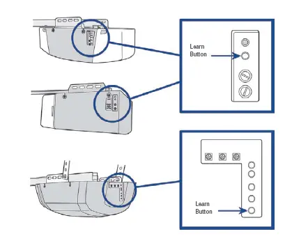 Chamberlain KLIK3U UNIVERSAL REMOTE CONTROL FIG-55