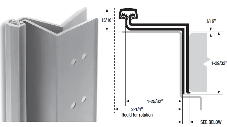 SELECT-HINGES-SL41HD-Heavy-Duty-Swing-Clear-Geared-Continous-Hinges-FIG-16