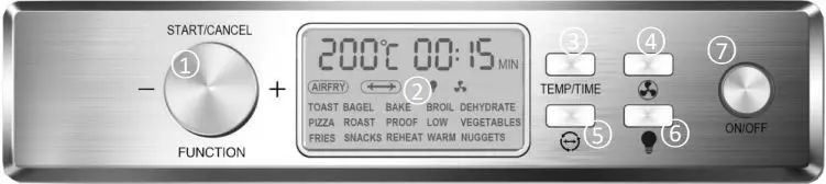 KITCHEN Couture 10001157 24L Digital Air Fryer Oven-FIG4