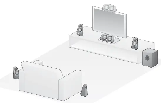 Logitech Z506 Surround Sound Home Theater Speaker System 03