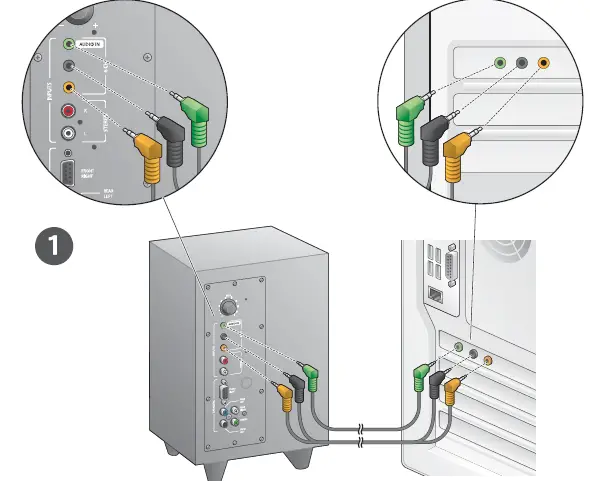 Logitech Z506 Surround Sound Home Theater Speaker System 05