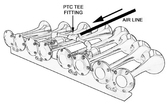 VIXEN-VXO8358CI-Triple-Trumpet-Train-Air-Horn-Chrome-Plated-fig-1