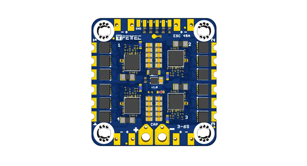Fettec 45a V1.2 3-6s 30x30 4in1 Esc Instruction Manual