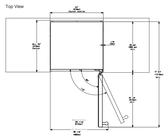 Thermador T24UR905LP Freedom Under Counter Refrigerator with Glass Door - Glass3