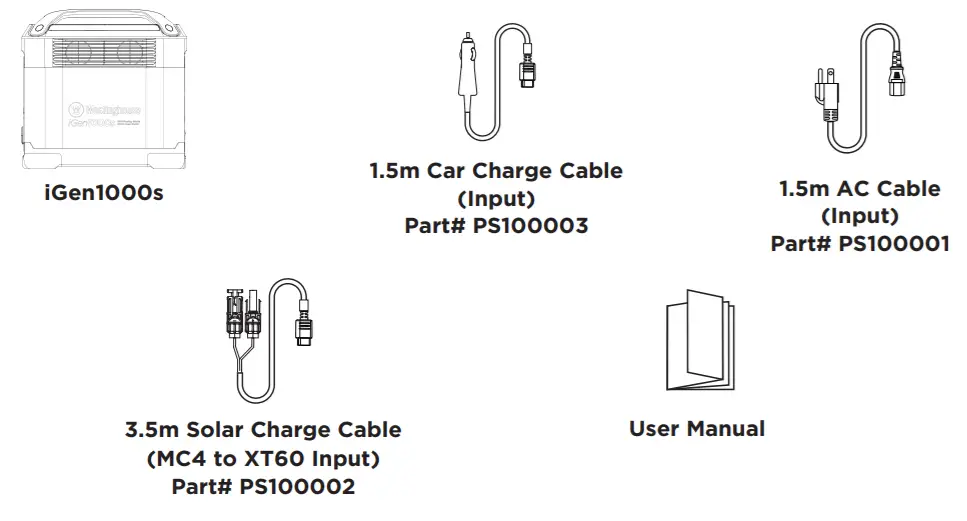 Westinghouse iGen1000s Portable Power Station -fig