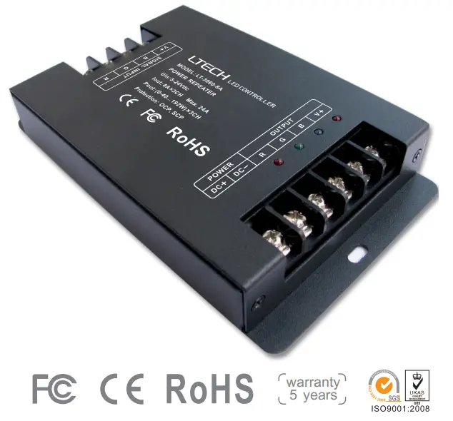 LTECH LED CV Power Repeater LT-3060-8A -