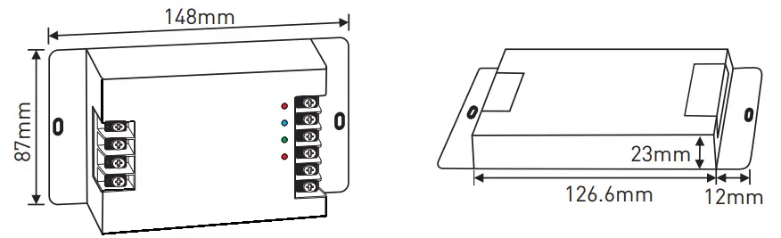 LTECH LED CV Power Repeater LT-3060-8A - Product