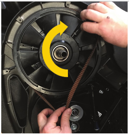 CycleOps H2 Hammer Belt Replacement - fige13