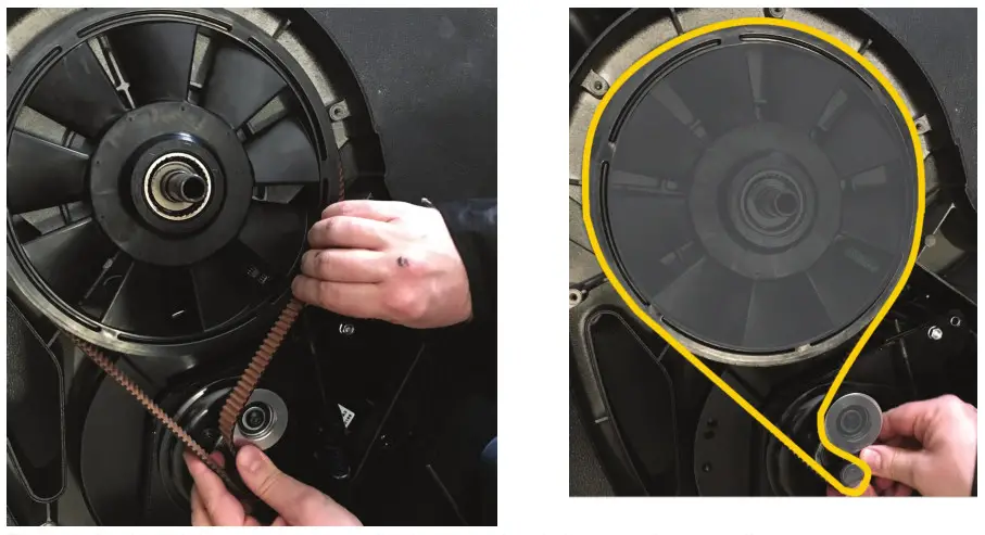 CycleOps H2 Hammer Belt Replacement - fige14