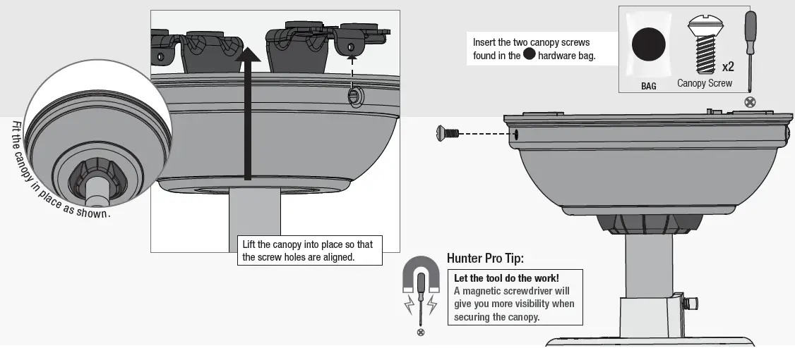 Installing the Canopy