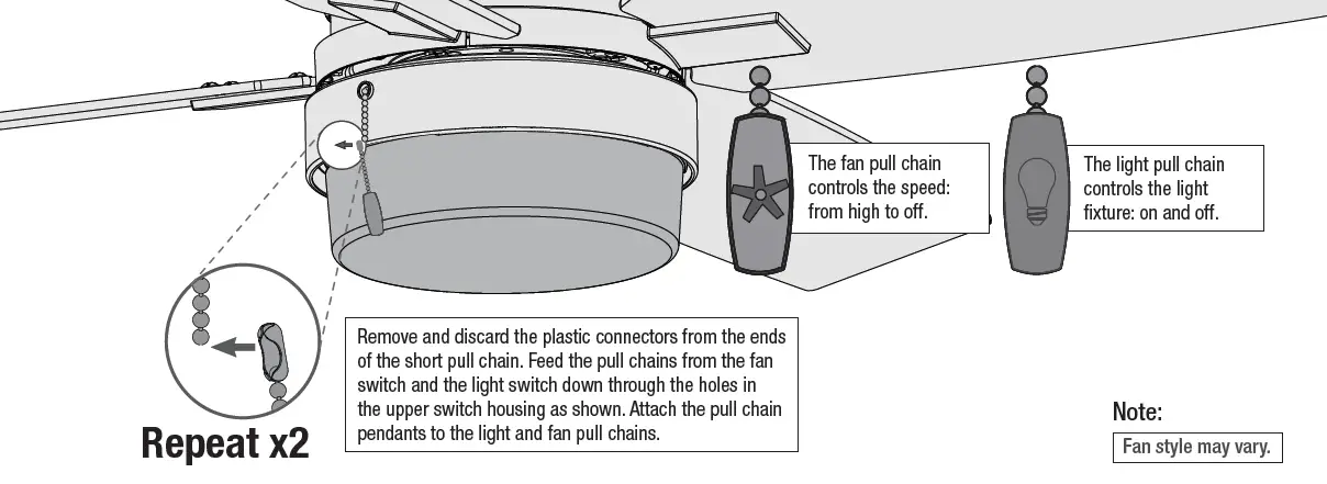 Installing the Pull Chains