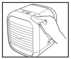 Mychill Plus Personal Space Cooler - TO CLEAN THE SURFACE
