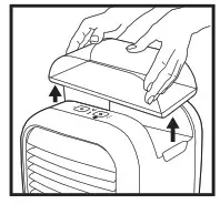 Mychill Plus Personal Space Cooler - Unplug the power adapter