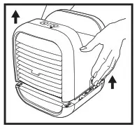 Mychill Plus Personal Space Cooler - Unplug the power adapter