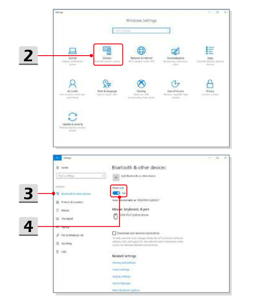 Activating Bluetooth Connection 2