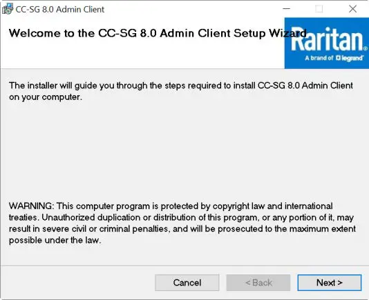 Launch the Installer