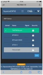 PolyVection DAC32 Wireless Music Streamer - Settings