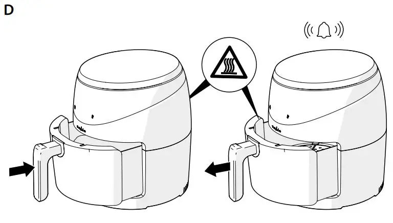 nedis Digital Hot Air Fryer KAAF240EBK - overview 4