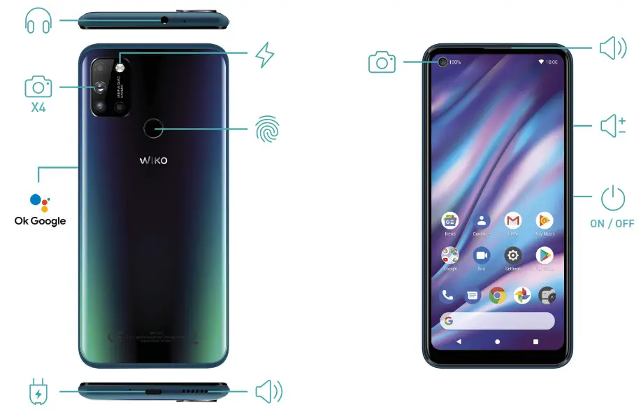 WIKO VIEW5 Plus Dual SIM Smartphone - Getting to Know Your Phone