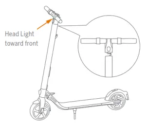 SEGWAY E22E Ninebot Kickscooter-Assembling1