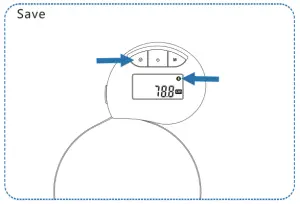 FITINDEX 41114201 Smart Body Tape Measure - use 3