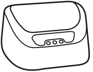 tait TP8000 Waterproof Li-ion Battery---Desktop