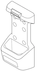 tait TP8000 Waterproof Li-ion Battery---way