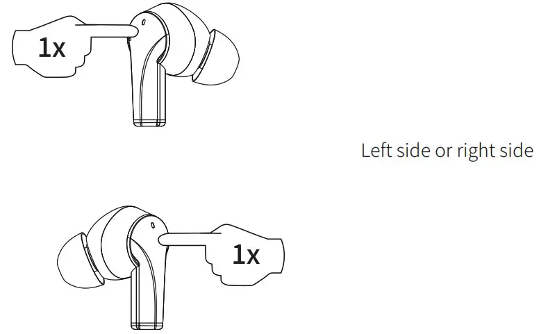 Boston Acoustics TW1 True Wireless Earbuds - Play Pause