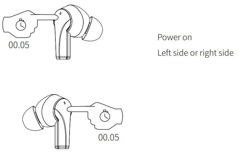 Boston Acoustics TW1 True Wireless Earbuds - Power On