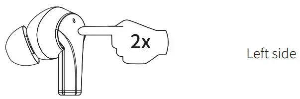 Boston Acoustics TW1 True Wireless Earbuds - Prack Back