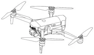 aovo W11 2 Axis Gimbal Drone with 4K Camera