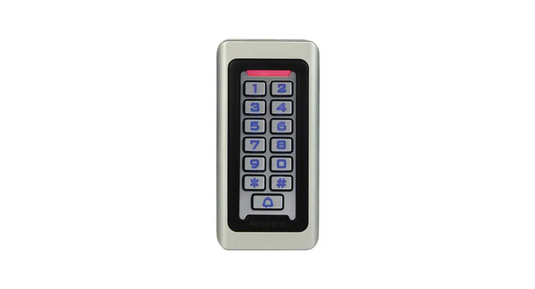 Retekess T-ac03 Metal Standalone Keypad Access Control User Manual