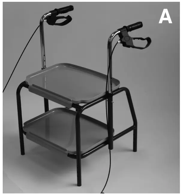 aidapt VG798WB Height Adjustable Trolley Walker - ASSEMBLY