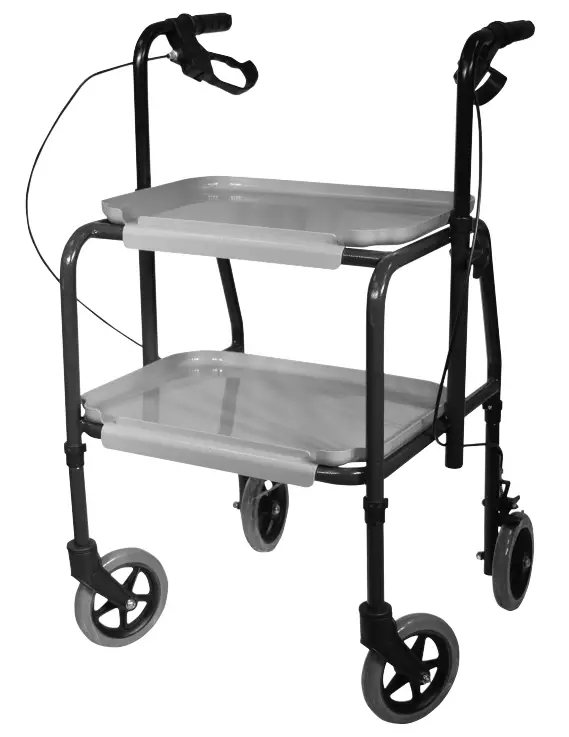 aidapt VG798WB Height Adjustable Trolley Walker