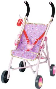Zapf Creation 829950 Baby Born Happy Birthday Deluxe Buggy Doll Stroller