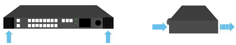 LIGHTWARE MX2-8x8-DH-4DPi-A Full 4K Matrix Switcher FIG-3