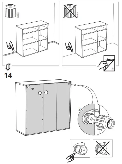 IKEA 504 832 89 VIHALS Shelving Unit with 4 Shelf- 13