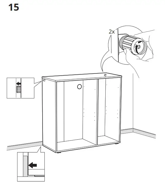 IKEA 504 832 89 VIHALS Shelving Unit with 4 Shelf- 15
