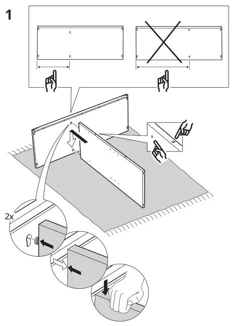 IKEA 504 832 89 VIHALS Shelving Unit with 4 Shelf- 6