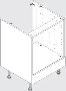600 Built Under Oven Unit Assembly-A