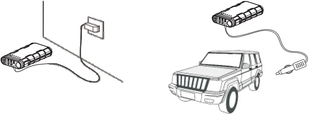 MAYPOLE MP7430 Lithium-Ion Jump Starter- CHARGING THE DEVICE